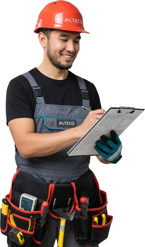 Специалист ALTECO — монтаж кондиционеров