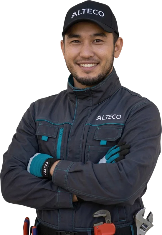 Специалист ALTECO — сантехнические работы
